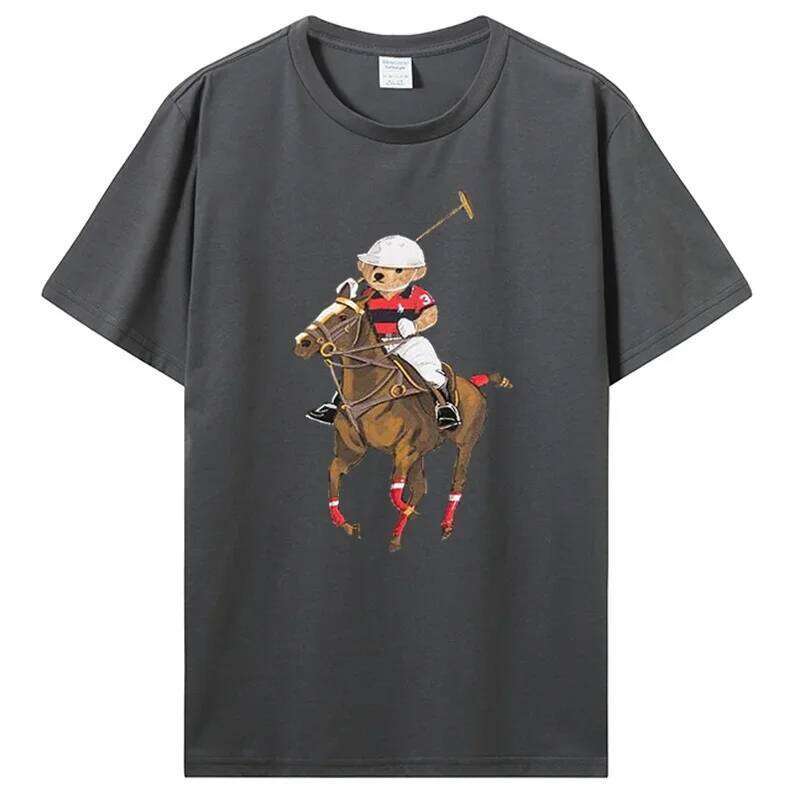 Hot Sale Funny Teddy Bear Tshirt Fashion Summer Casual Cotton Tops Tee Unisex Clothing Men T Shirt Streetwear harajuku C260225