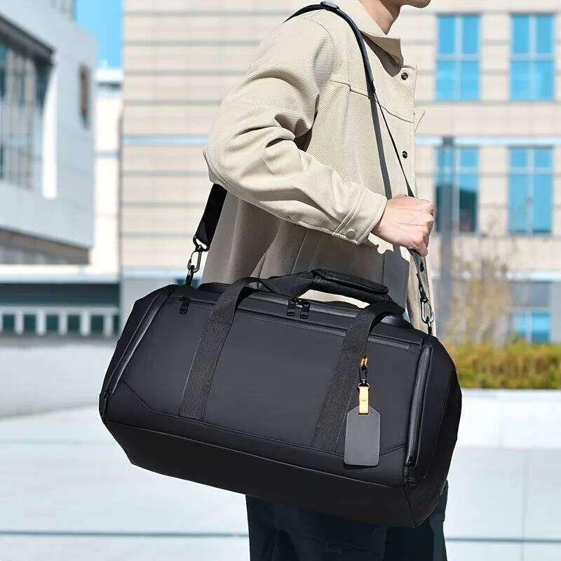 Large Capacity Travel Duffel - Durable Oxford Cloth, Spacious & Stylish Overnight Sports Gym Bag with Multiple Compartments Y260225