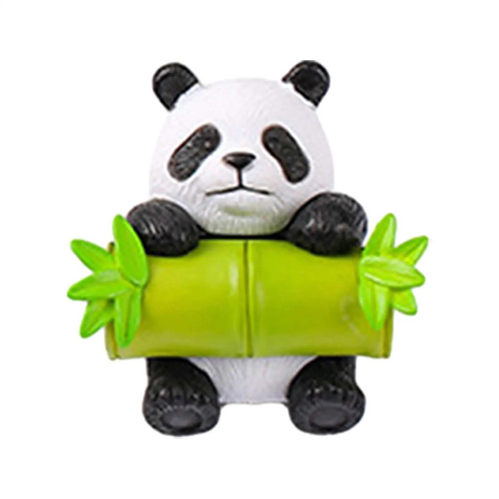 8 Pieces Resin Panda Figurines Craft Decorative Garden Decoration Table Sculpture for Fairy Gardens Accessories Adorable H260225