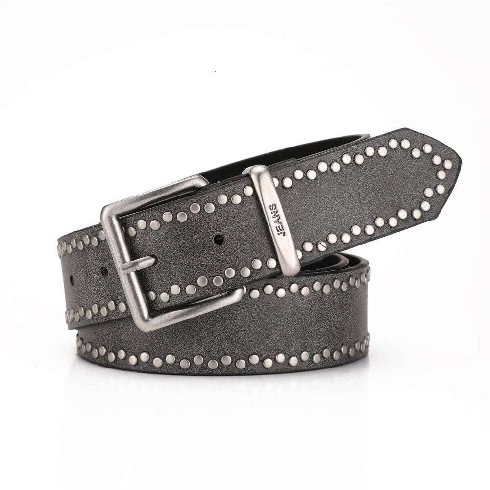 A Western-style PU leather for both men women, a classic and casual retro belt Y260225