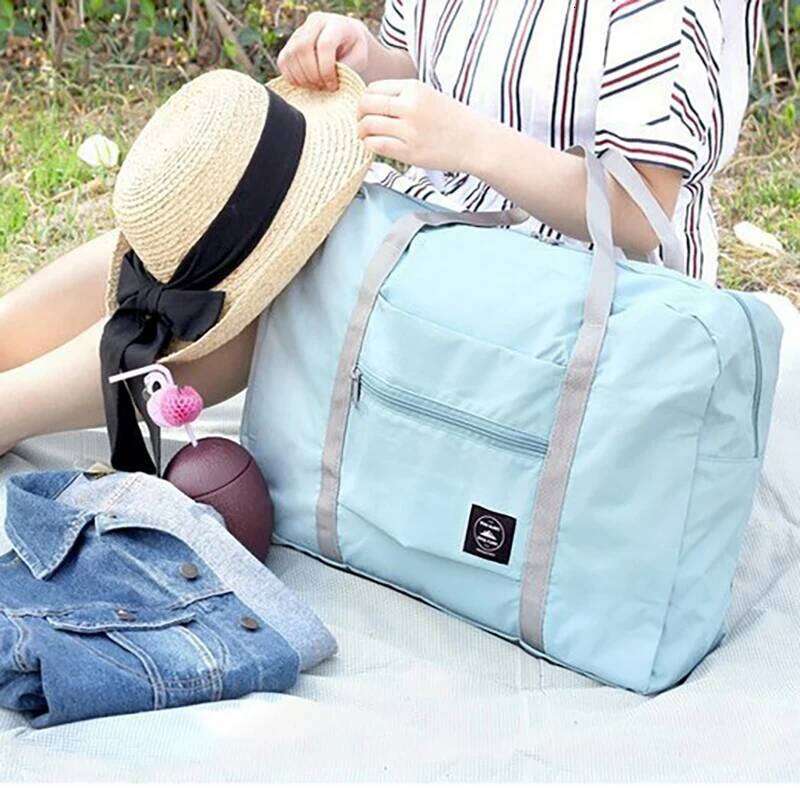 Handbag, Luggage Travel Storage Large Capacity Single Shoulder Airplane Bag, Women's Waterproof Folding Bag Y260225