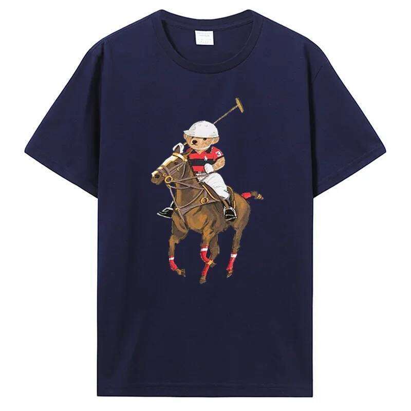 Hot Sale Funny Teddy Bear Tshirt Fashion Summer Casual Cotton Tops Tee Unisex Clothing Men T Shirt Streetwear harajuku C260225