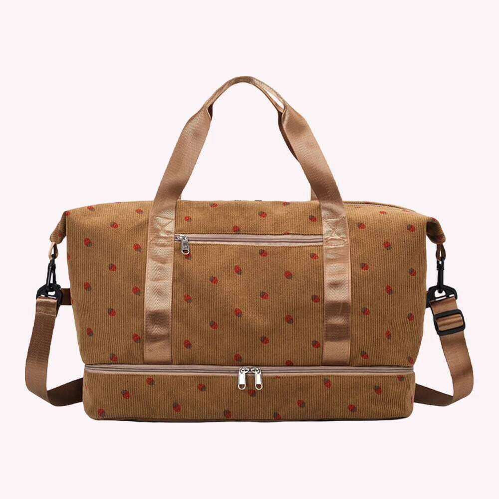 Travel Duffle Sport Gym with Shoe Compartment Weekender Luggage Bag for Women Girls Y260225