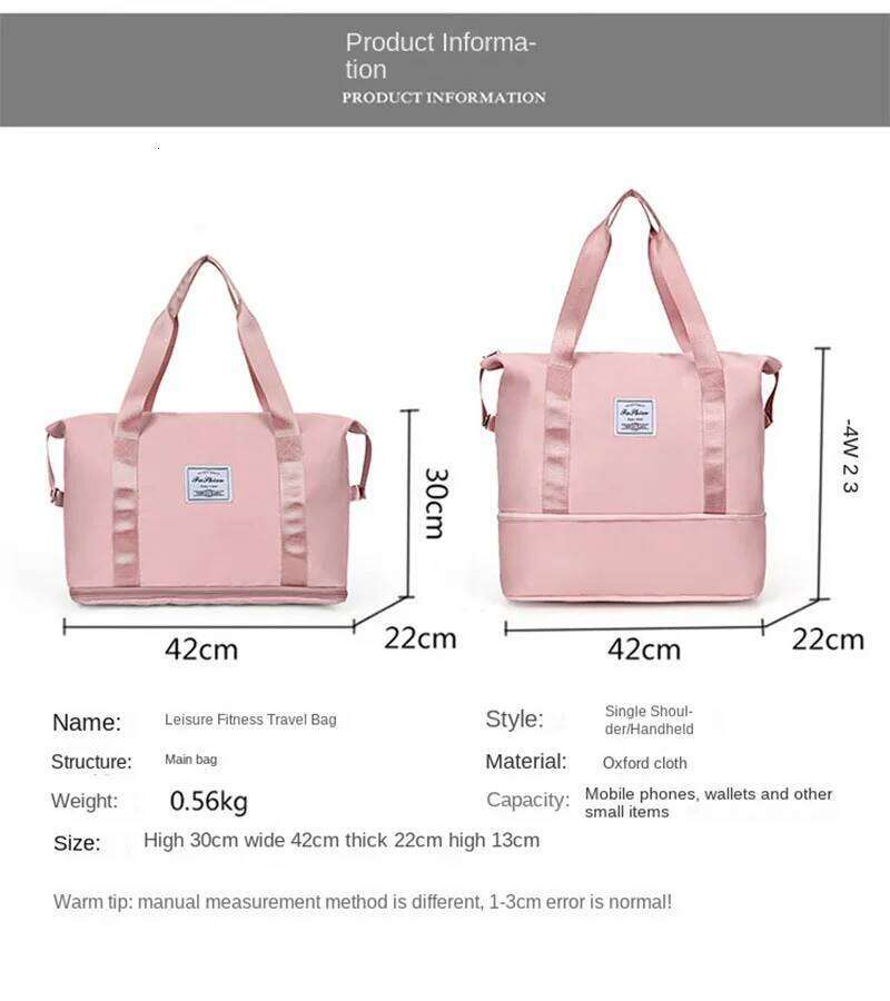 2026 New Women's Large Capacity Expandable Gym Multifunctional Travel Duffel Yoga Tote Mommy Bag for Daily & Sports Use Y260225