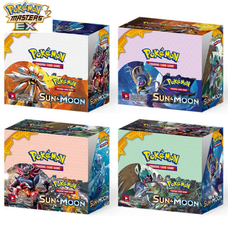 English Pet Pokmon POKEMON Booster Box Cards Sun and Moon Edition w260225