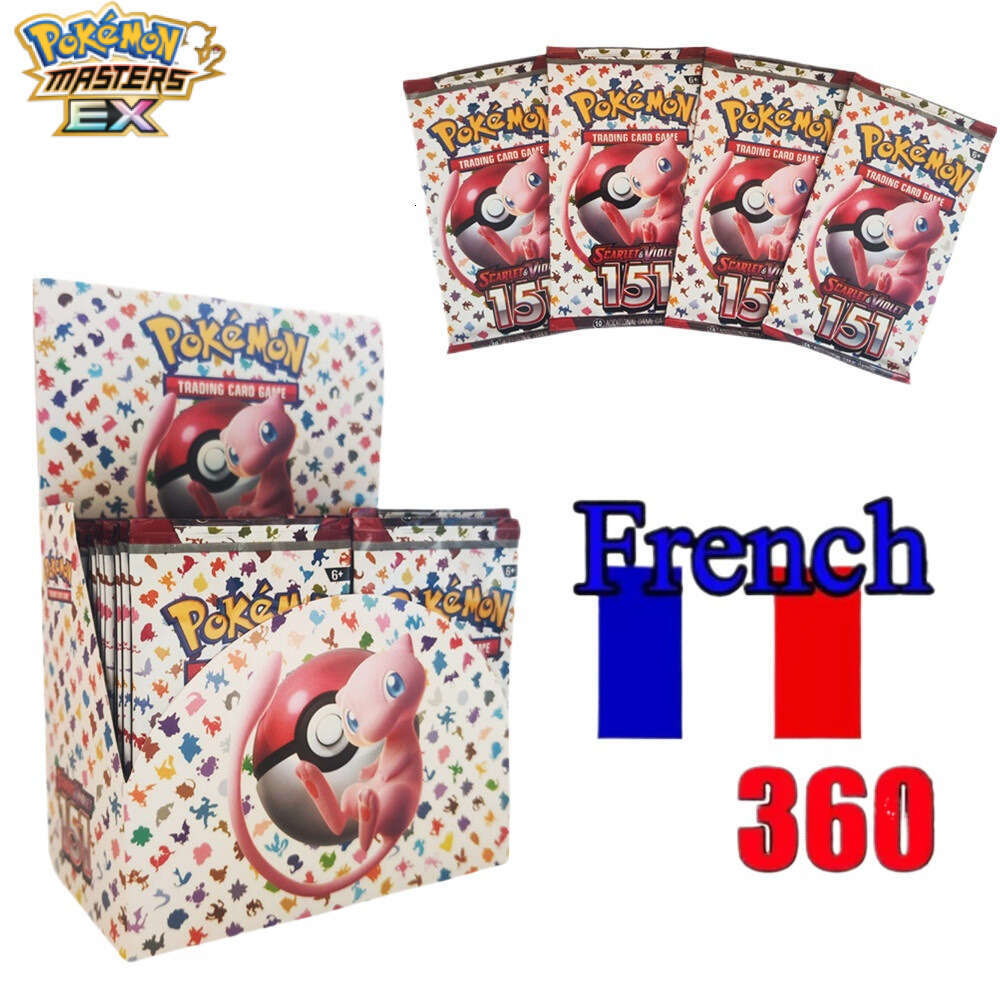 French 360 Pokmon Booster Pack Sword and Shield Series Blind Box Pet Flash Cards w260225