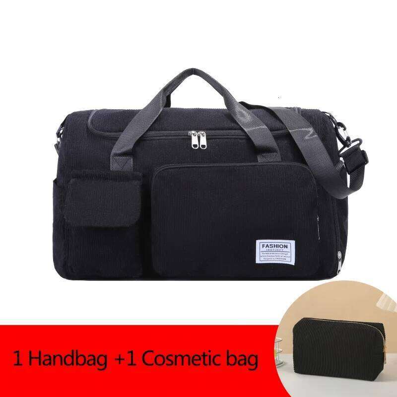 2pcs Large Capacity Unisex Travelling Handbag Small Clutch Winter Multi-pocket Suit for Trolley Case Trip Luggage Bag Y260225