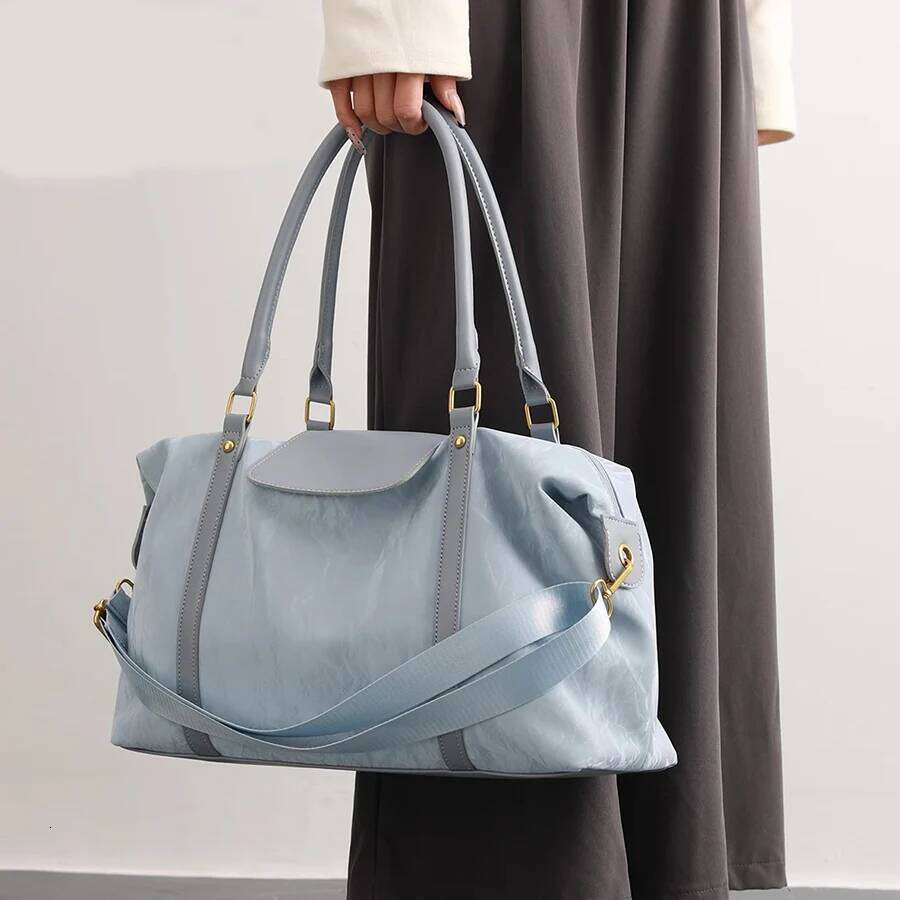 Foldable Duffel Lightweight Travel for Women Tote Carry On Luggage Weekender Overnight Bag Maternity Storage Y260225