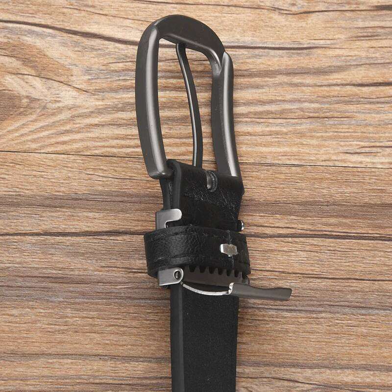 High Quality Alloy Pin Buckle Simple And Versatile Men's Business Belt Unisex Gift Suitable For Formal Occasions Y260225