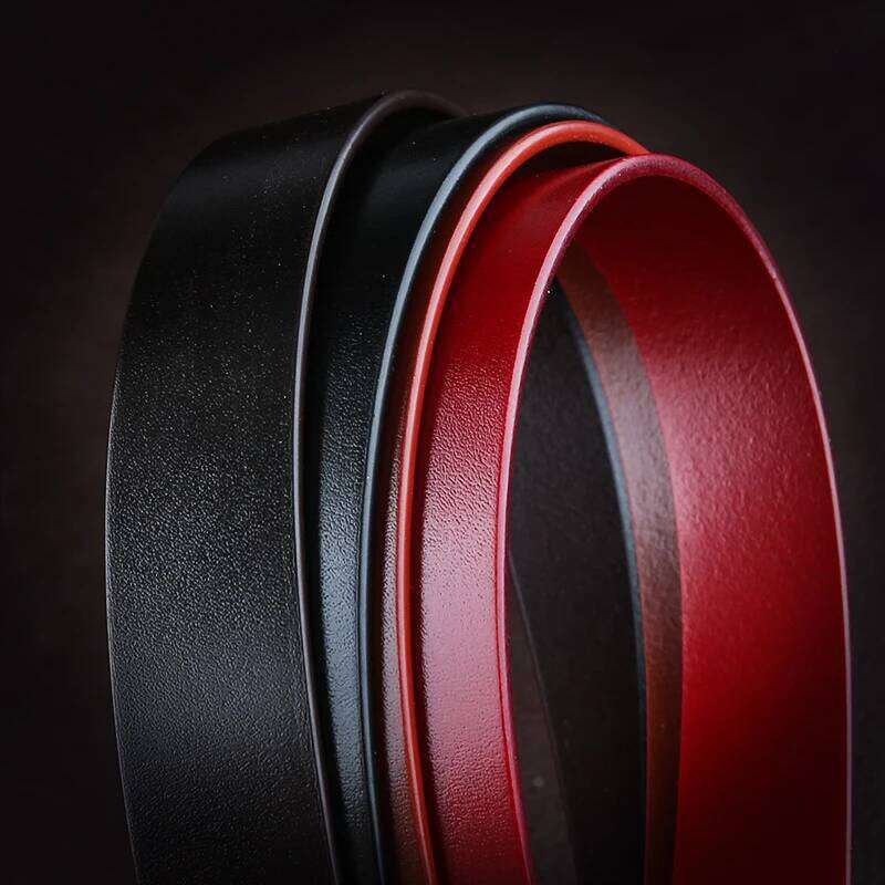 Genuine Leather Men's High Quality Tangcao Three-Piece Silver Plated Belt Buckl Full-Grain Leathere Pin Buckle Belts Y260225