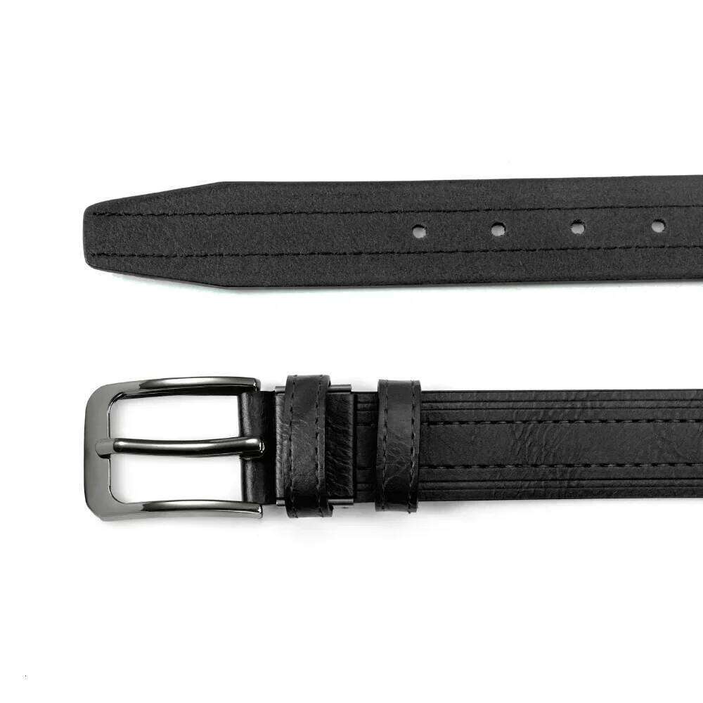 Leather Fashion Classic Metal Pin Buckle Casual Cowhide Men's Vintage Jean's Belts Gifts Belt for Women Y260225