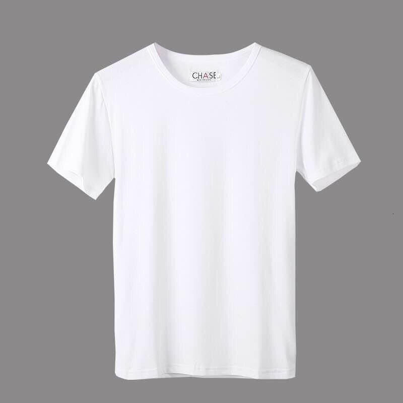 2026 New Design Heavyweight Short-sleeved Men's T-shirt - White - Men's Clothing - Luxury Outdoor Men's Base Layer Top - Sweat-absorbin