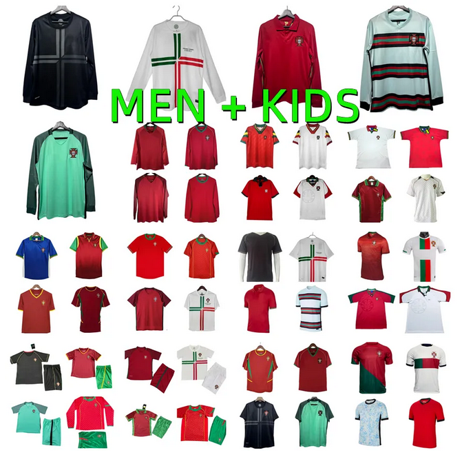 1994 1998 1999 2000 2002 2004 2006 2012 Portugal RONALDO RETRO SOCCER JERSEY 92 94 98 99 20 04 06 12 16 18 20 21 22 23 Portuguese RUI COSTA NANI PEPE QUARESMA football shirt