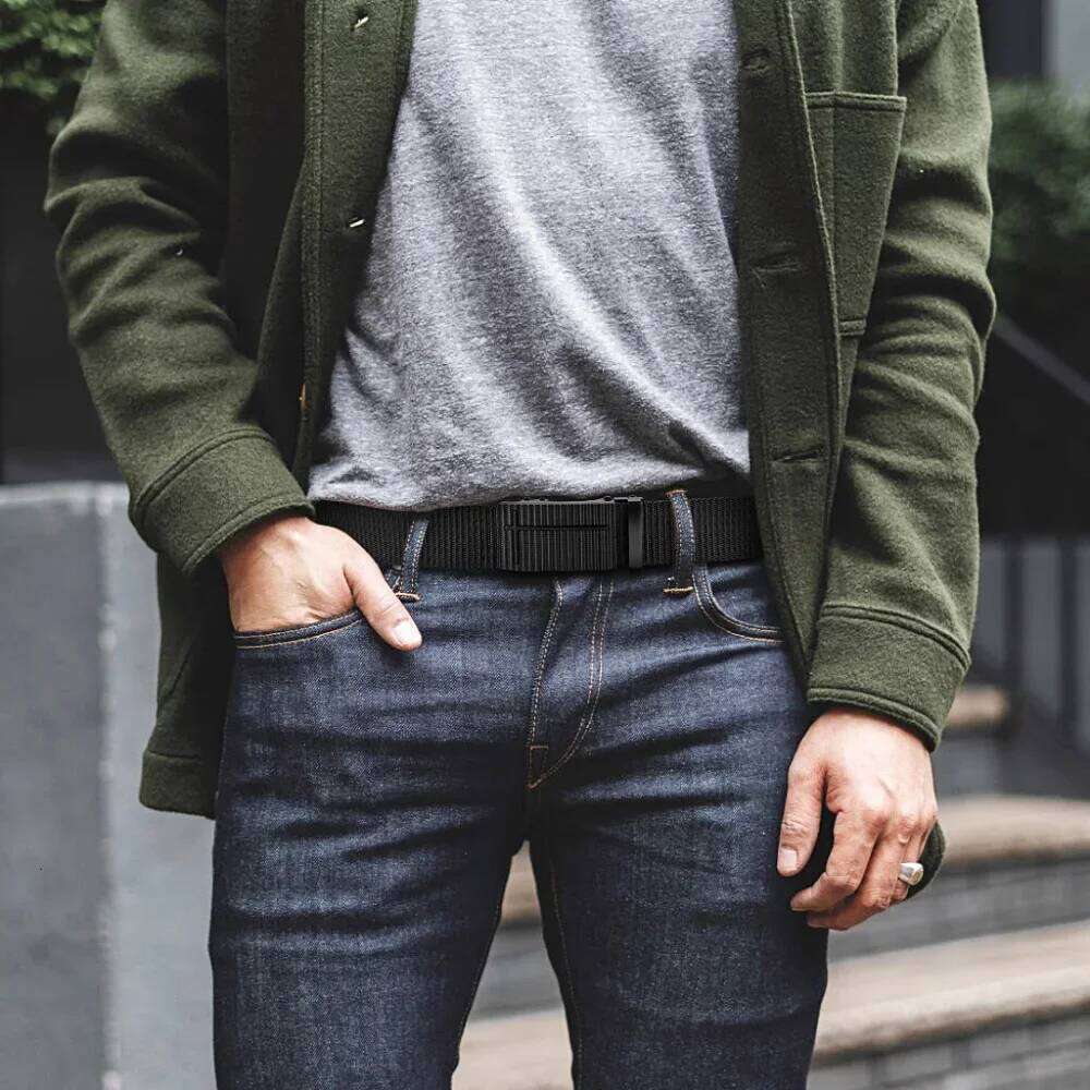 Hot Sale Nylon Breathable Belts for Men Cowboy Designer Outdoor Tactical Military Famous Brand Belt Women Y260225