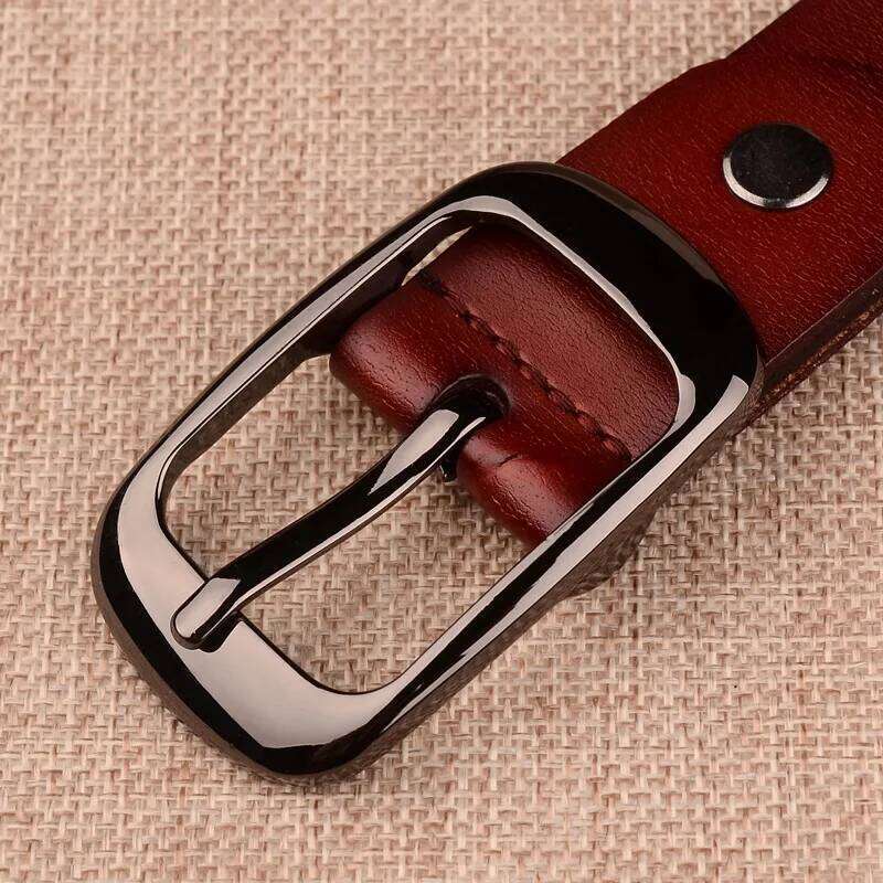 Women's belt cowhide, women's leather belt, pin buckle decorative fashion versatile Y260225