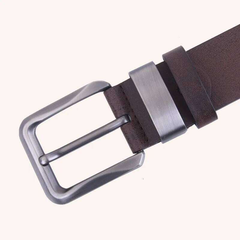 Accessories For Gents Leather Belt Trouser Waistband Stylish Casual Belts Men With Gray Bule Brown Color Y260225