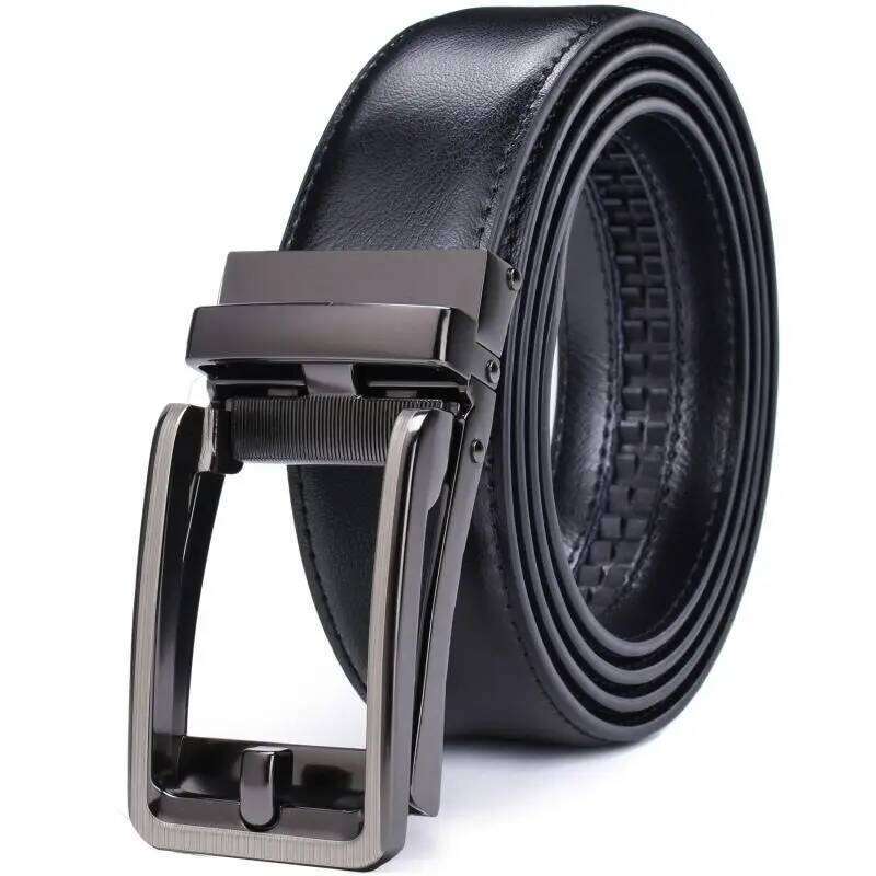 Ratchet Mens Dress Automatic Buckle Belt 1 3/8" Comfort Click - Perfect Companion to Men's Oxfords Y260225