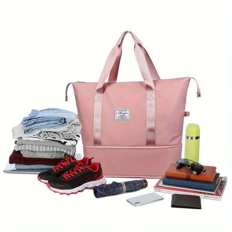 Large Capacity Travel Handbag,nylon Fitness and Yoga Handbag,lightweight Luggage Handbag,multifunctional Sports Bag,casual Style Y260225