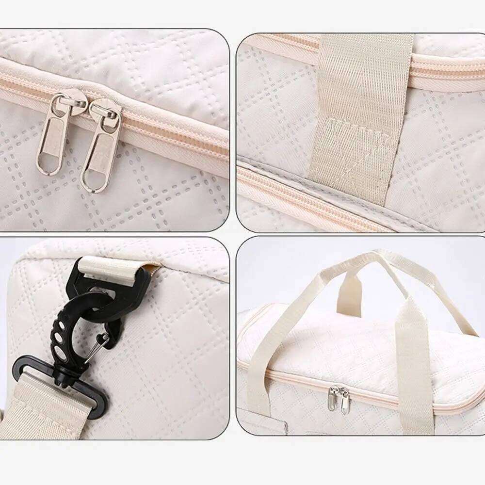 Shoulder Oxford Duffel Foldable Sturdy Travel Luggage Short Distance Multi Layered Nylon Duffle Bag Fitness Y260225