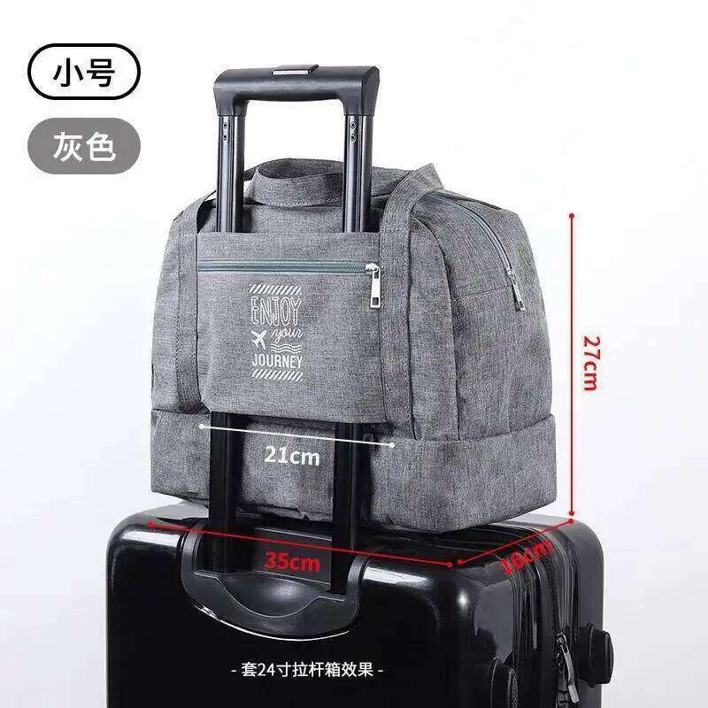 Luxury Good Qoality Double Layer Travel Portable Waterproof Bag Men's Women's General Dry And Wet Separation Y260225