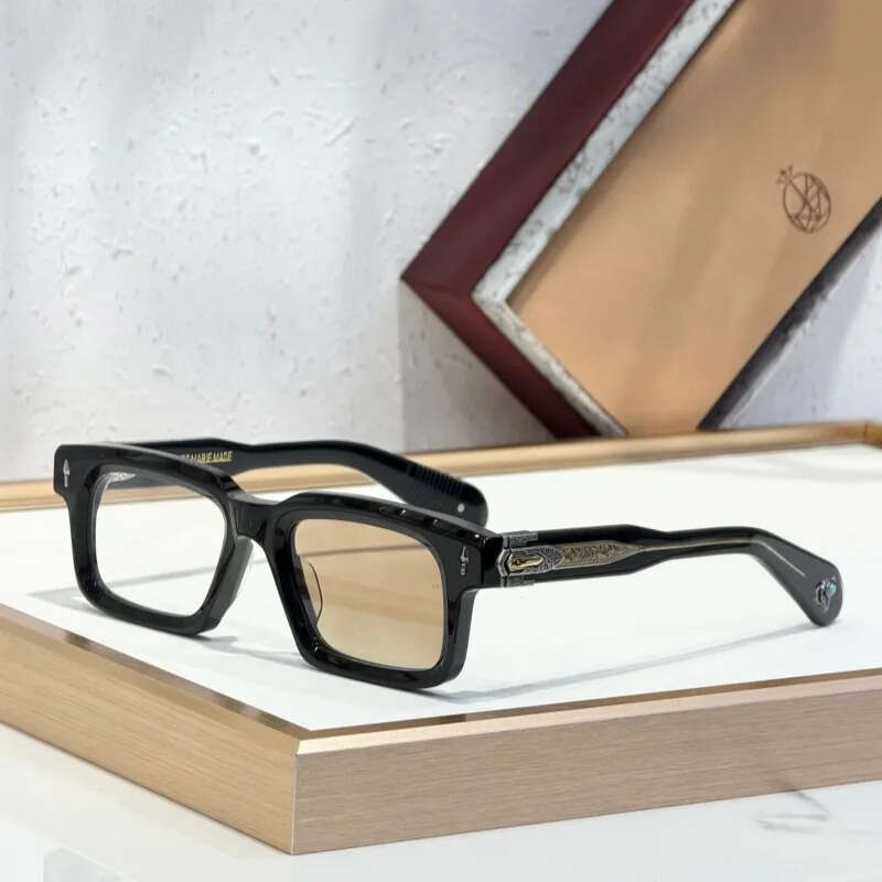 JMMS BELVEDERE Acetate TOP Quality Designer Sunglasses for Men Women Handcrafted In Japan Turquoise Stone Fashion Eyeglasses Vintage Travel With box SIZE 50- bb6