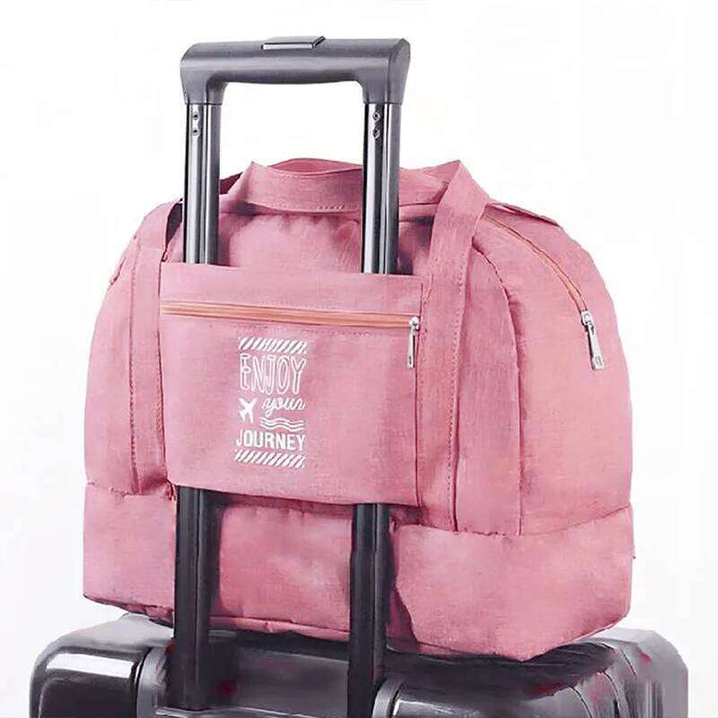 Fashion Folding Bag Women Travel Weekend Overnight Bags Large Capacity Hand Luggage Tote Duffel Accessor Supplies Y260225