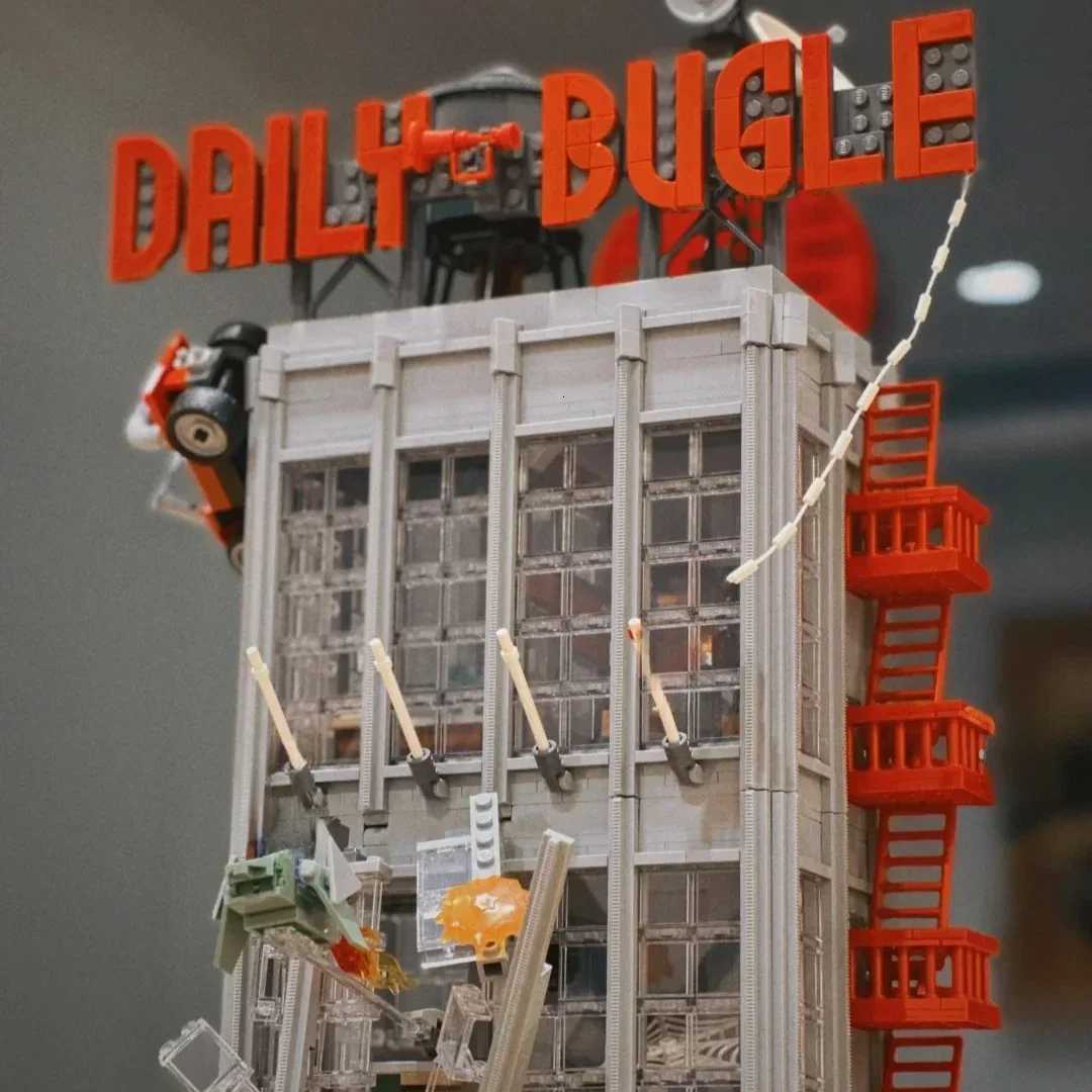 Newspaper Office Building Blocks Anniversary Set Compatible With Particles Suitable For Christmas Gifts 76178 X260225