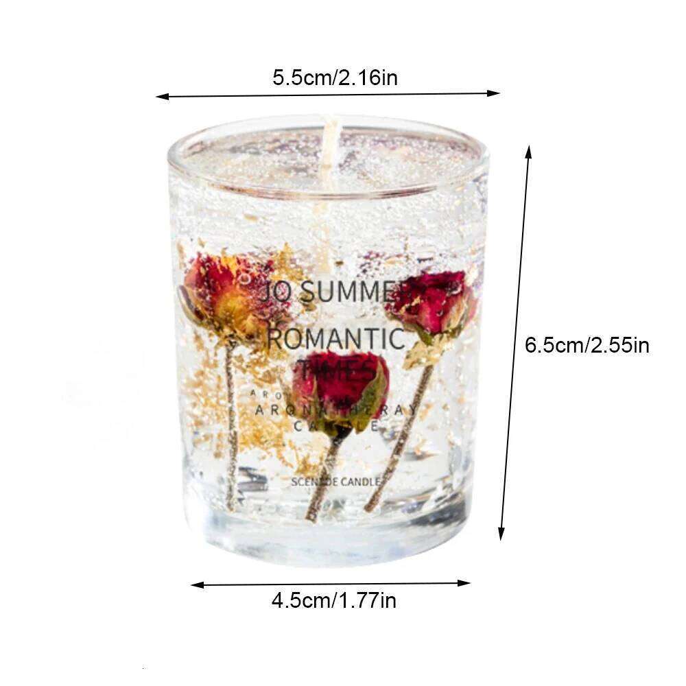 Scented Wax Candle Smokeless Aromatic Soybean Candles Aromatherapy Wedding Birthday Party Gift Christmas Home Decoration H260225