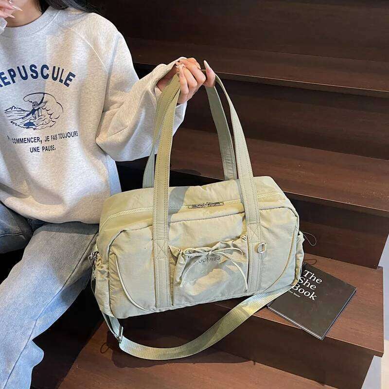 New Large Capacity Shoulder Portable Luggage Travel Storage Bag Boarding Sports Fitness Bags for Women Y260225