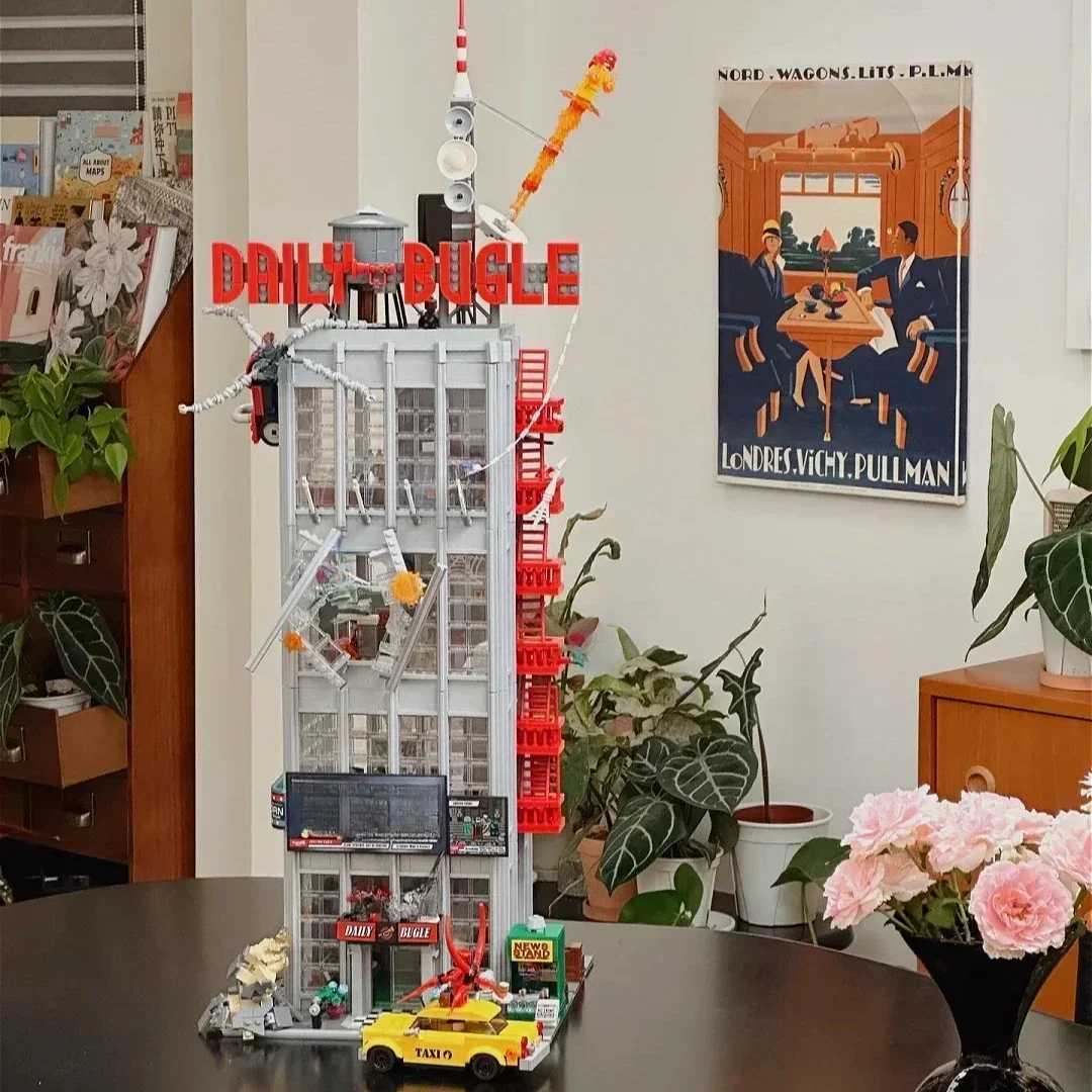 Newspaper Office Building Blocks Anniversary Set Compatible With Particles Suitable For Christmas Gifts 76178 X260225