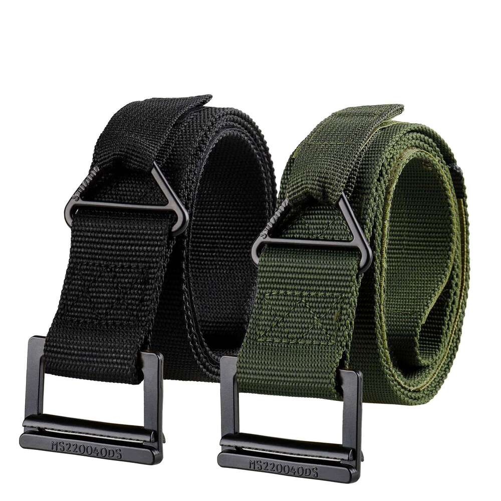 1pc Nylon Tactical Belt Multifunction Military Training Canvas Outdoor Sport Hunting and Fishing Casual Belts Y260225