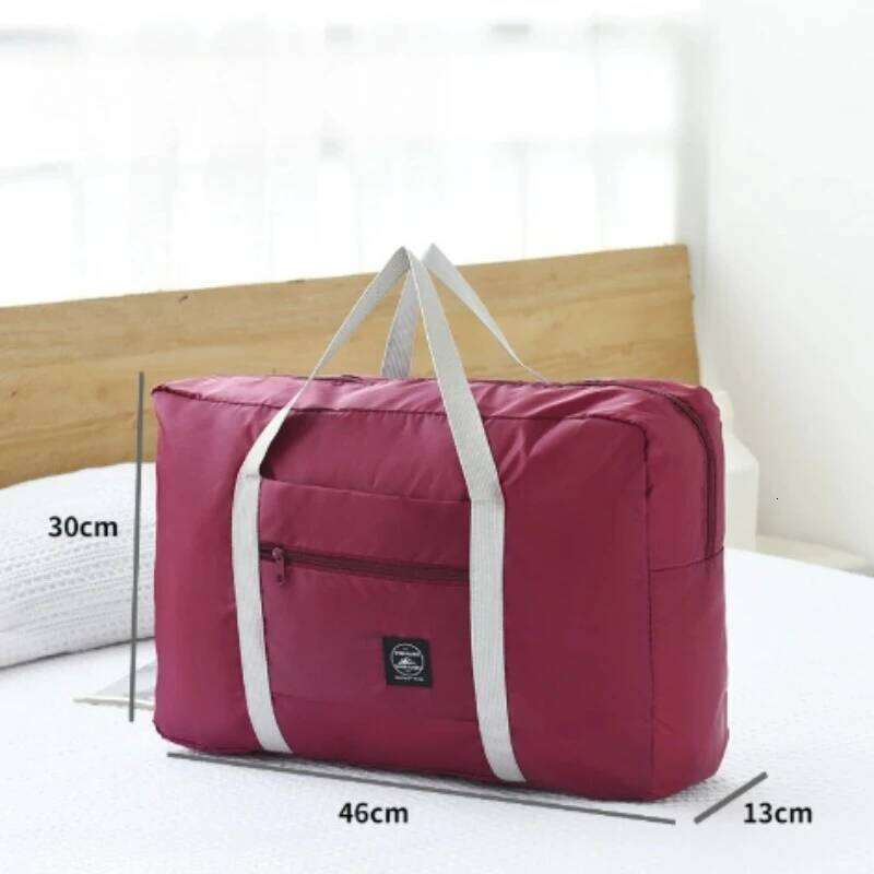 1pcs Foldable Duffel Lightweight Luggage Tote Portable Large Capacity Outdoor Travel Fitness Storage Bag Y260225