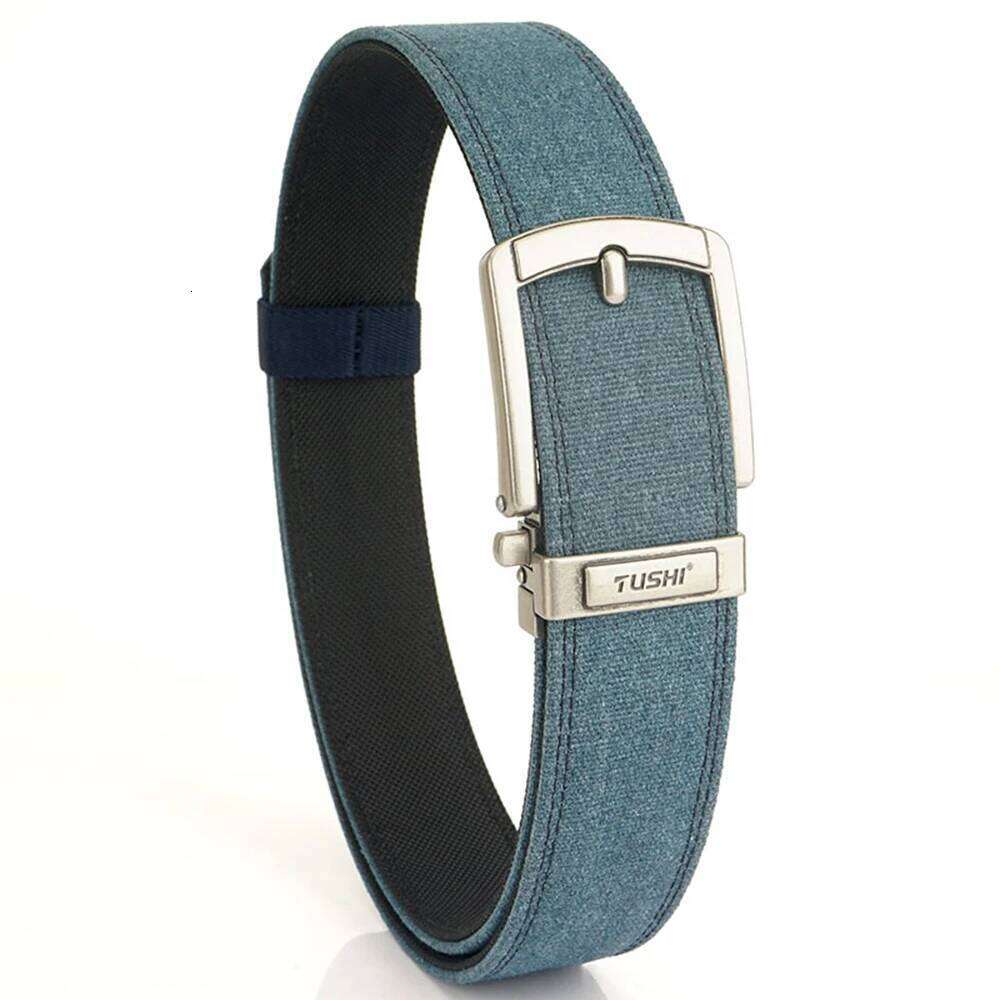 TUSHI New Military For Men Nylon Automatic Buckle Gun Police Tactical Belt Outdoor Secretly Portable IPSC Accessories Y260225