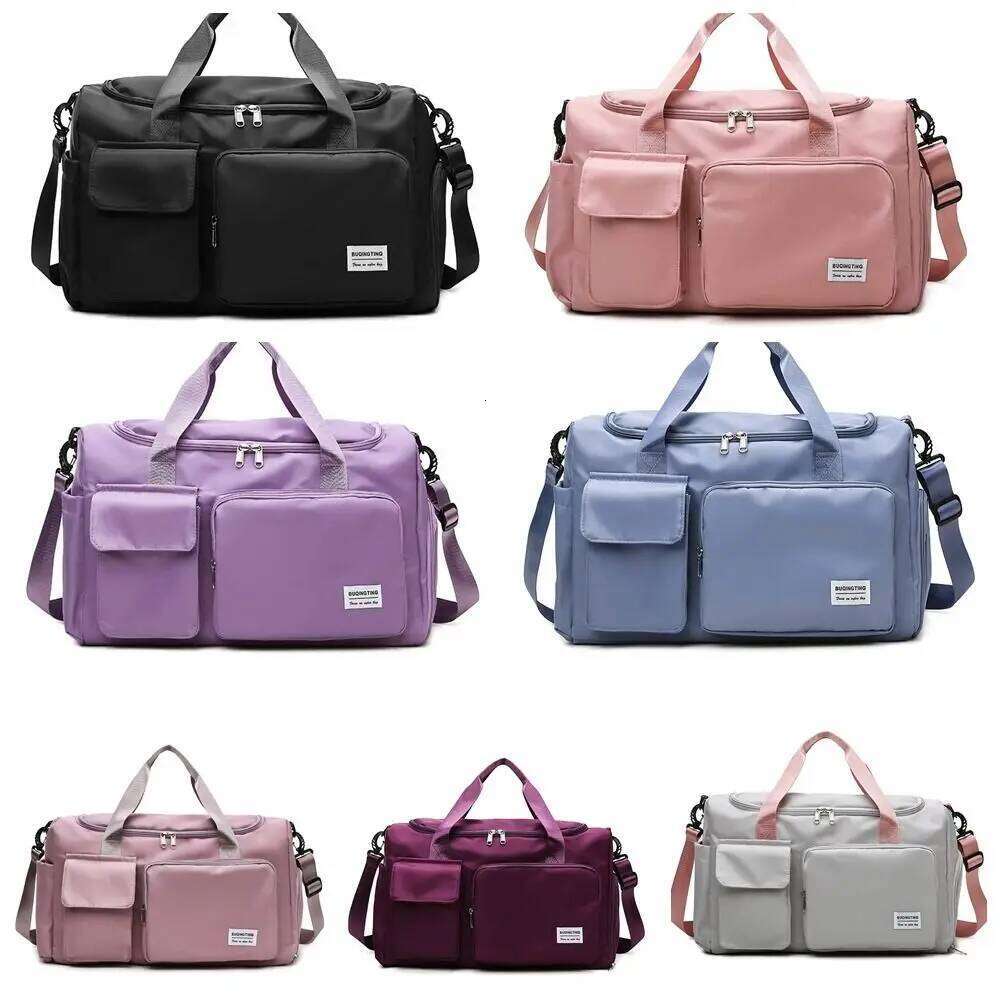 Oxford Travel Luggage Foldable Short Distance Nylon Duffle Bag Multi-functional Multi Layered Large Capacity Handbag Girl Y260225