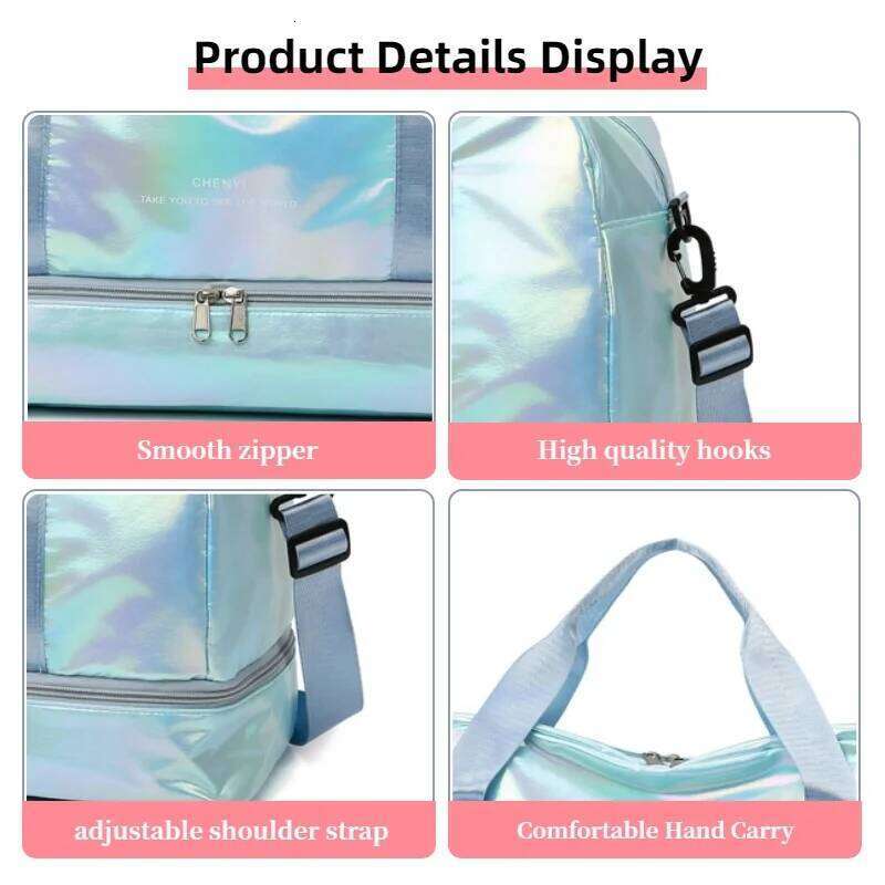 Fashionable Large Capacity Luggage Bag,Lightweight Nylon Weekend Tote Bag,Suitable for Gym,Sports,And Overnight Travel Y260225