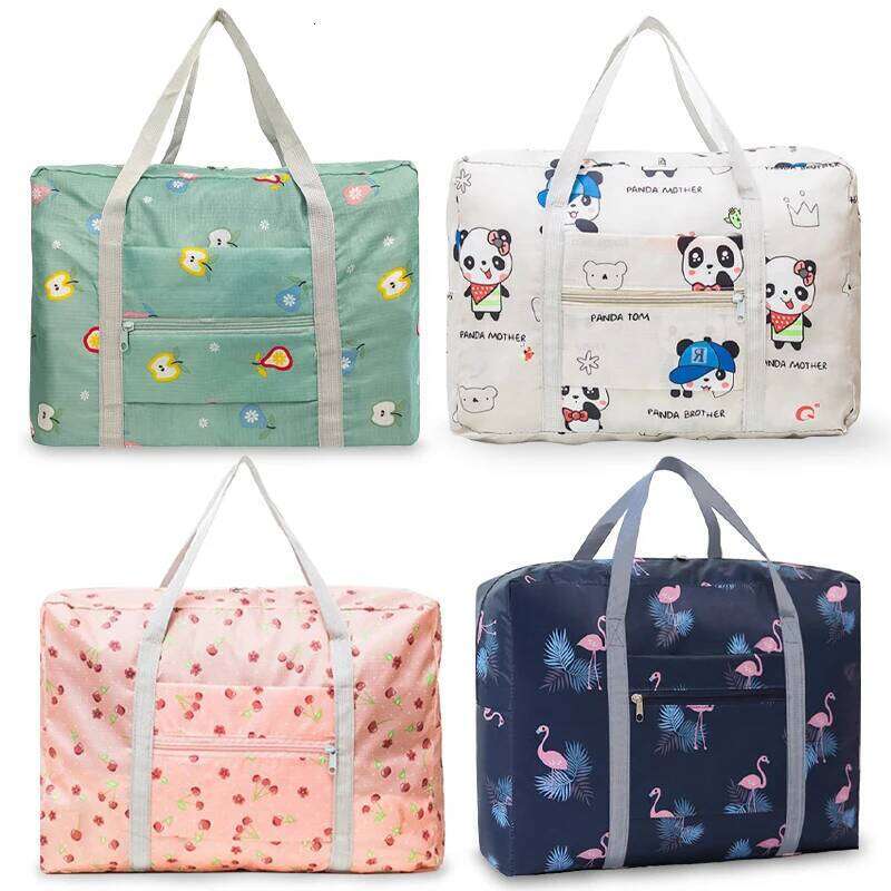 Large capacity foldable bag suitable for business trips travel sports and fitness weekend overnight bags women Y260225