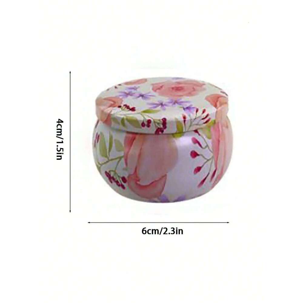 4 cans/set of hot melt wax aromatherapy set, homemade soy candle cups, flower candles for weddings and holiday decorations H260225