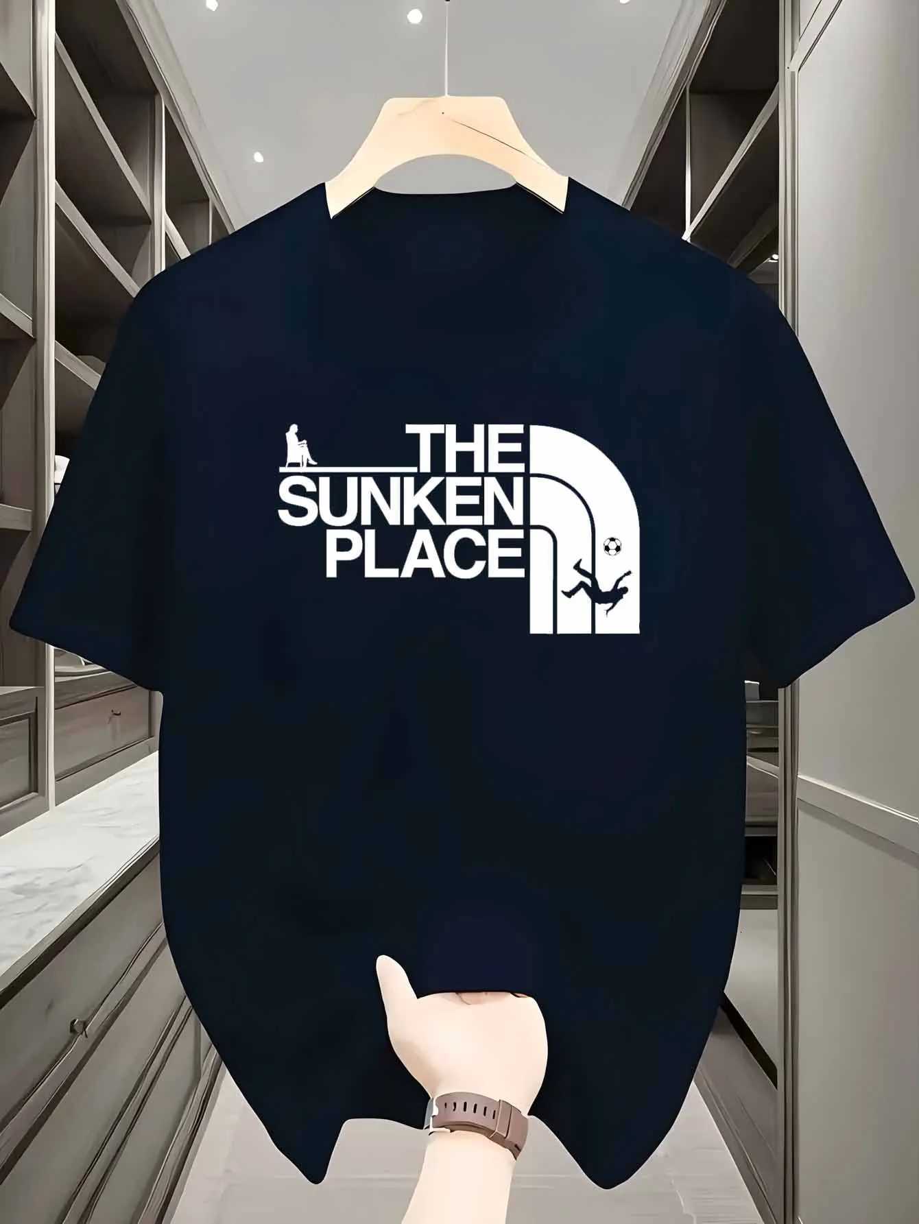 Men's Humorous Graphic Print Crew Neck T-Shirt | Premium Cotton Casual Short Sleeve Tee for Streetwear StyleT260225