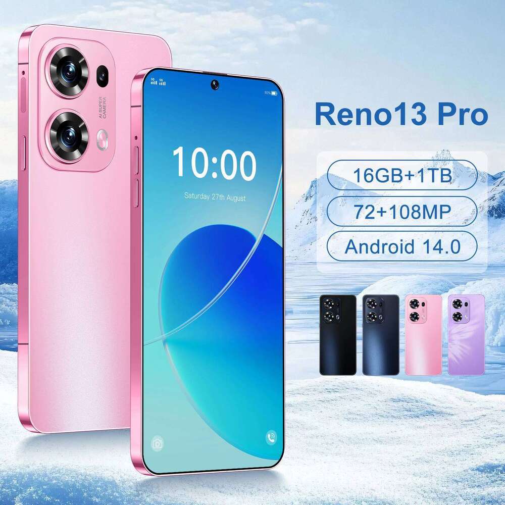 Well-known Brand Cross-border Hot Sale Reno Pro Smart Android Mobile Phone Export Exclusive TB Factory Direct Sales CKS