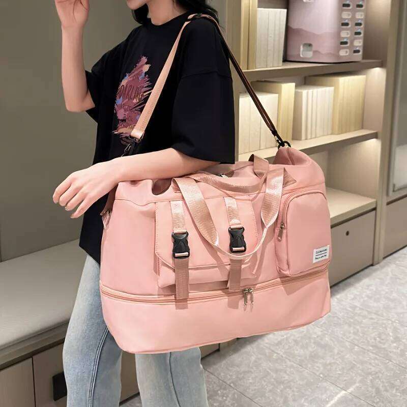 Large capacity multifunctional travel fitness bag - multi compartment design, suitable for travel, gym and daily use Y260225