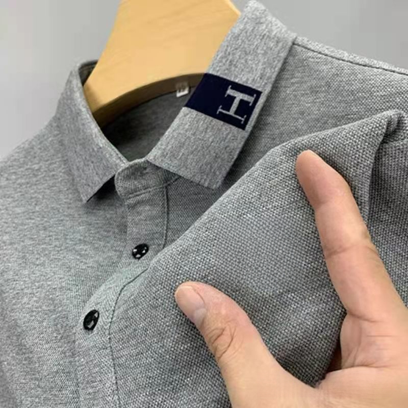 2026 New Designer Short-Sleeved T-Shirt Embroidered Luxury Youth And Middle-Aged Collared Polo Shirt - Outdoor Large-Sized Casual Business Men's 