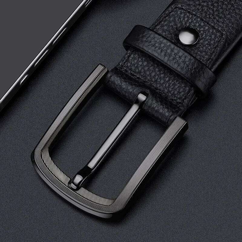 Men's business leather fashionable needle buckle belt, casual pants belt Y260225