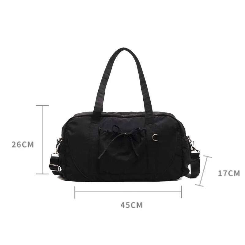 New Large Capacity Shoulder Portable Luggage Travel Storage Bag Boarding Sports Fitness Bags for Women Y260225