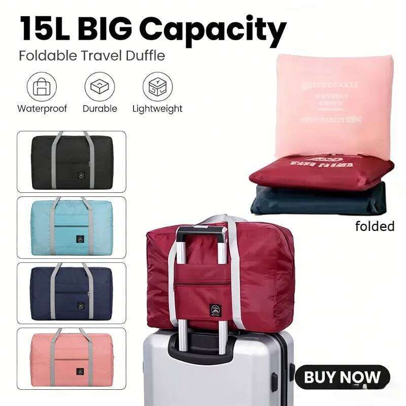 Lightweight Large Capacity Foldable Travel Duffel Carry On Bag for Women Weekend Sports Overnight Trip Gym Yoga Y260225