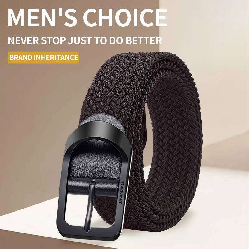 Men's needle buckle, student youth Korean version versatile denim canvas belt, nylon men's luxury outdoor hunting tactics, multi Y260225