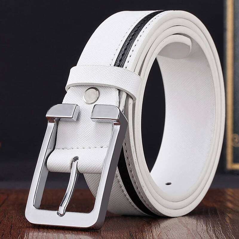 Men s High Quality Belt Men Male Genuine Leather Strap Luxury Pin Buckle Fancy Vintage Jeans Free Shipping Y260225