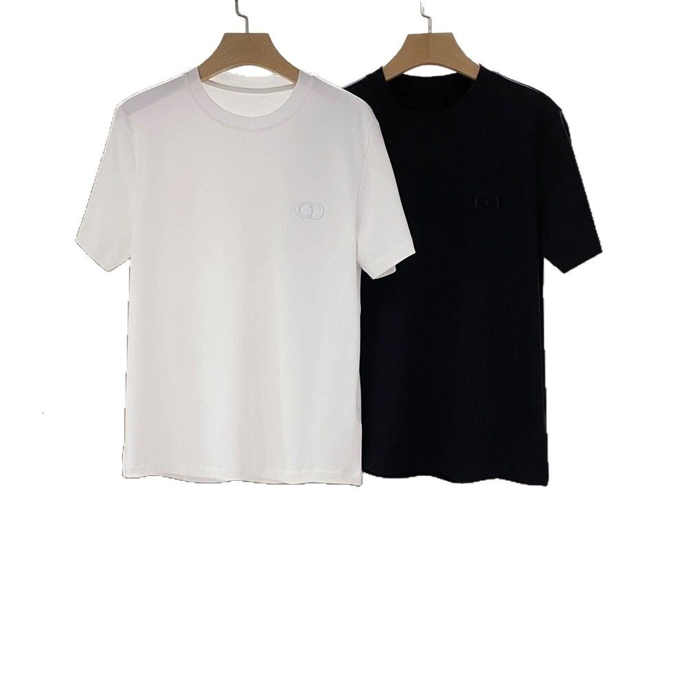 2026 New Designers High-end Summer Men's Fashion Round-neck Short-sleeve Multi-functional Luxury Loose Fit Trendy Embroidered T-shirt