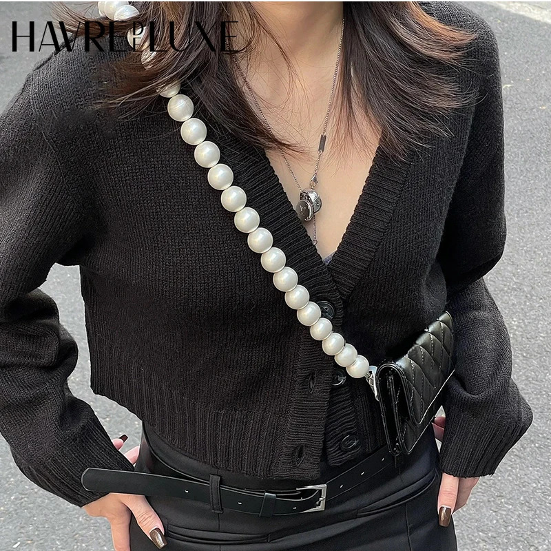 Pearl Chain Accessories Small Fragrant Wind Bag Messenger Shoulder Strap Diy Transformation Replacement Bag Chain Single Buy 260202 - view 5
