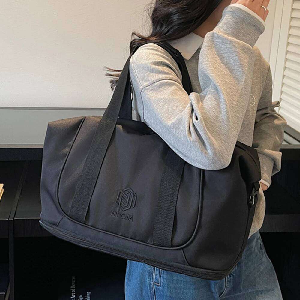 Womens Gym Tote Duffle with Wet Pocket & Shoe Compartment, Sports Duffel Overnight Weekender Hospital Workout Carry on Bag Y260225