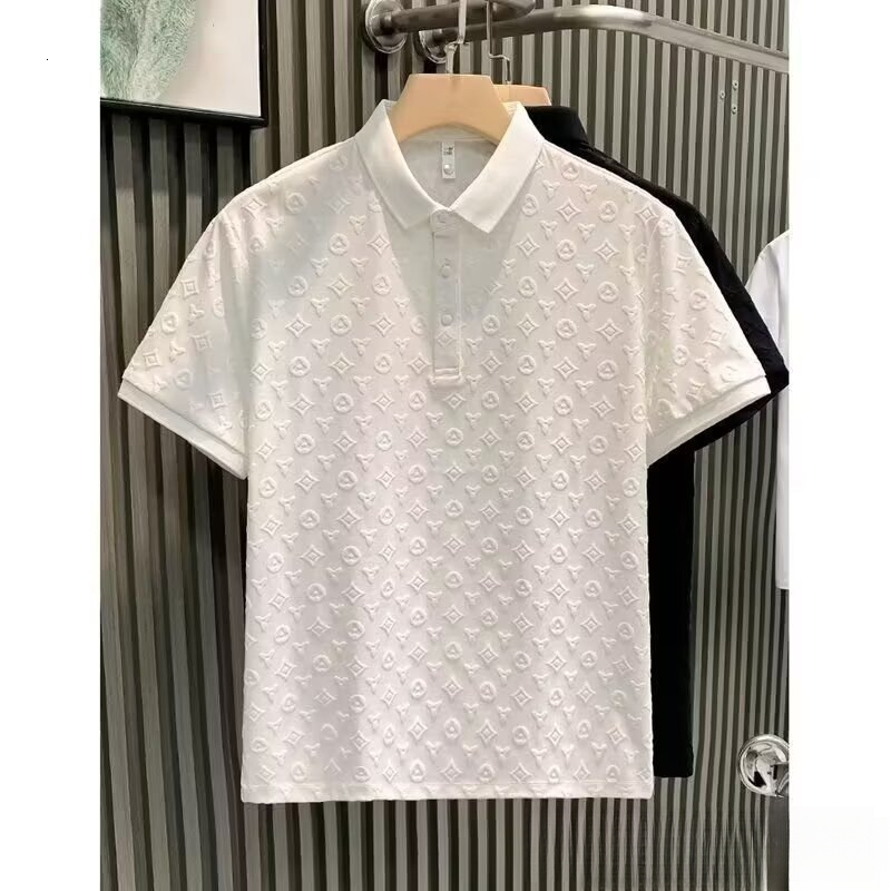 Designers Fashionally Slim-fitting Short-sleeved Round-neck Casual Shirt For Men - Luxury High-end Collared Half-sleeve T-shirt For Men - Sporty Men&#